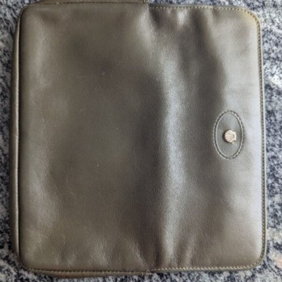Baronet Vintage Olive Green Leather Wallet - Picture 9 of 10